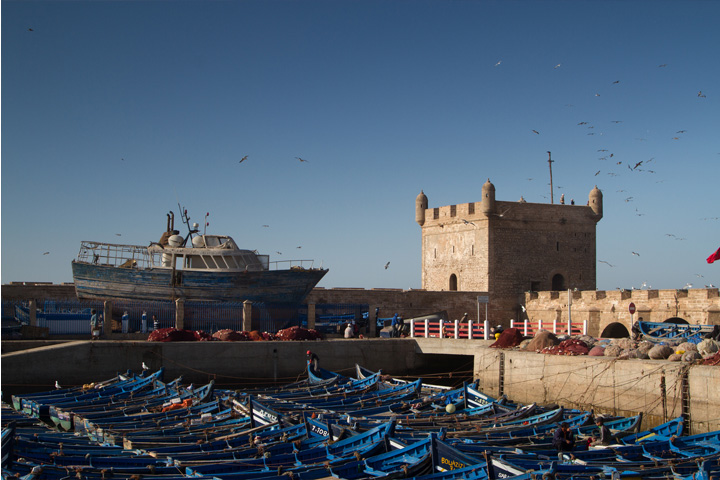 Essaouira on the Atlantic coast.